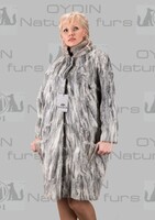 Шуба из лапок афганской каракульчи