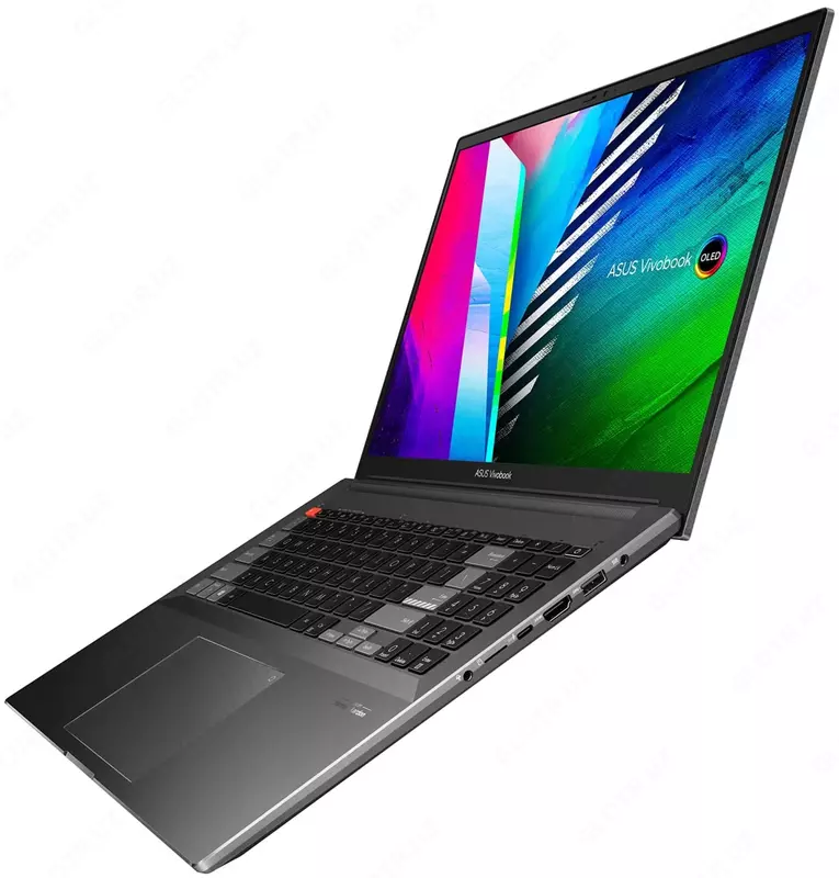 Ноутбук ASUS Vivobook S 16X (AMD Ryzen 5-5600H/ DDR4 16GB/ SSD 512GB M.2 NVMe/ 16 WQXGA (2560 x 1600) 120Hz IPS/ AMD Radeon Graphics/ Backlit/ DOS/ RU) Midnight Black (90NB0XW1-M004N0 / M5602QA-KV119