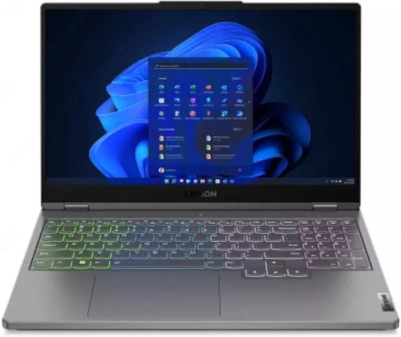  Ноутбук Lenovo Legion 5 15IAH7 (Intel Core i5-12500H/ DDR5 8GB/ SSD 256GB/ 15.6 FHD IPS/ 4GB GeForce RTX3050Ti/ DOS/ RU) Grey (82RC002WRK) - 