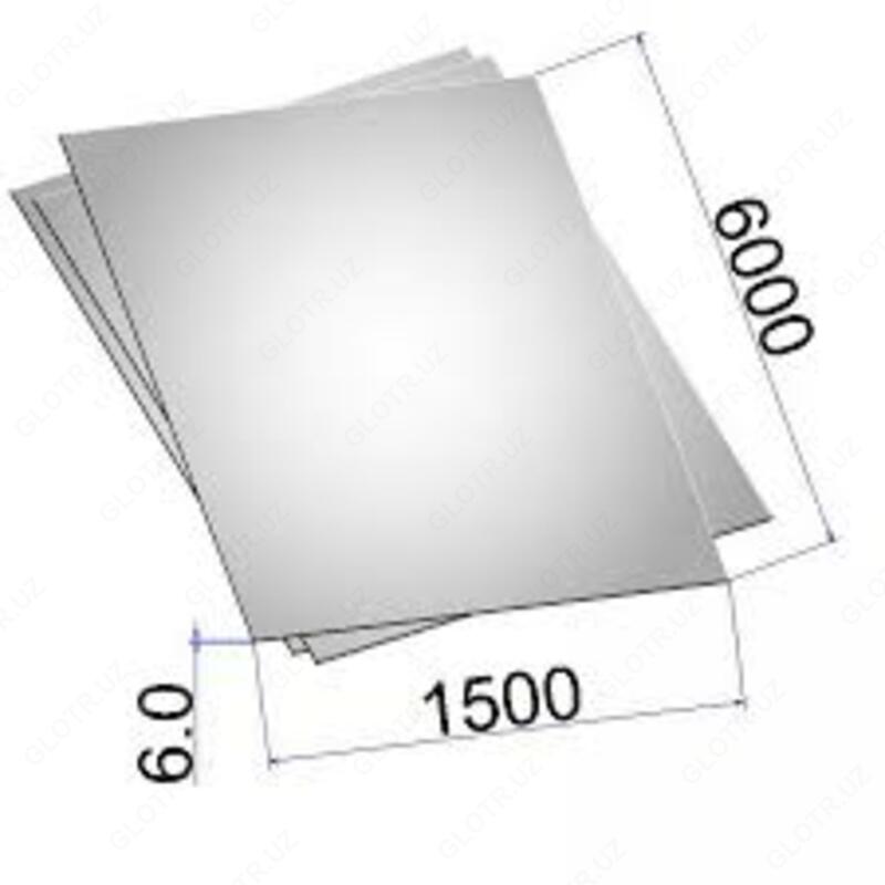 St3Sp-5 po&#39;latdan yasalgan 6x1500x6000 mm po&#39;lat plitalar