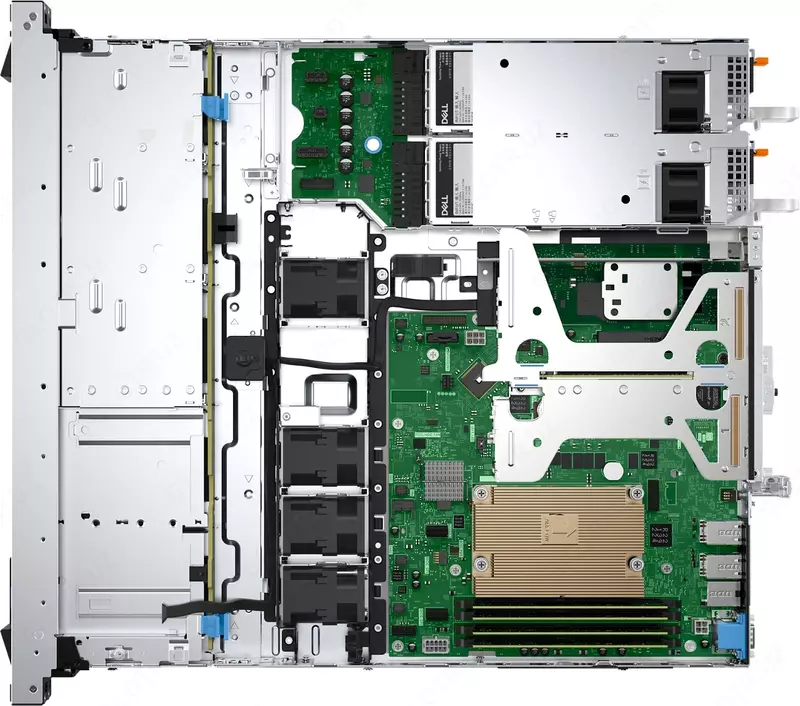 Сервер Dell PowerEdge R360 | 4x3.5" | Xeon E-2468 | 1x32GB | 2x1.2TB SAS | PERC H355 Только в розницу