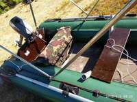 Лодка надувная ПВХ Тайга 320 плюс лодочный мотор Yamaha 2лс