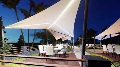 Мембранные тентовые навесы - от 1 200 509 сум / кв.м