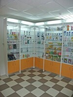   Стеллажи для аптек