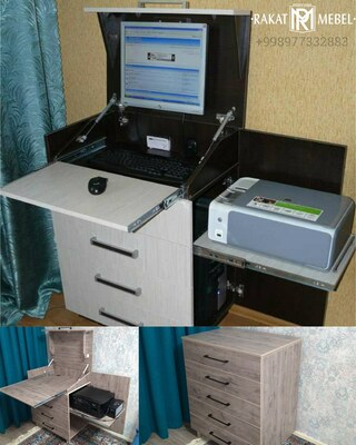 Компьютерный стол в комоде