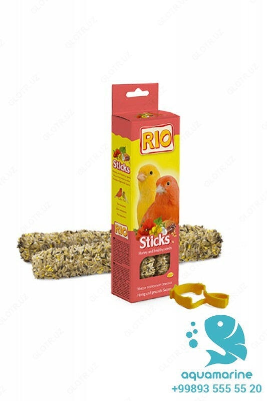 RIO. Палочки для канареек с медом и полезными семенами