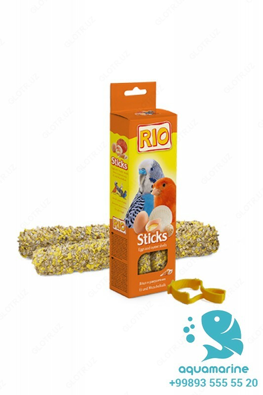  RIO. Палочки для всех видов птиц с яйцом и ракушечником - 