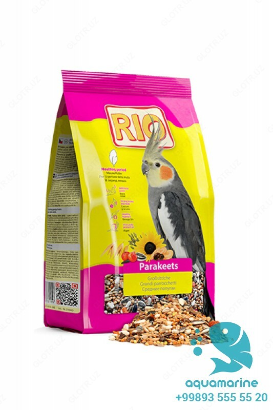 RIO. Корм для средних попугаев в период линьки 1кг - 47 000 сум