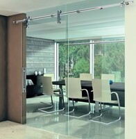  Стеклянные двери раздвижные Только в розницу