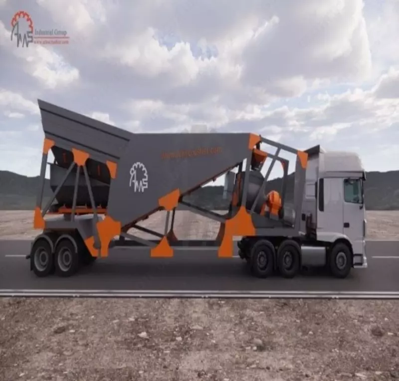 Mobil beton aralashtirish zavodi MBSU AMS Industrial Group