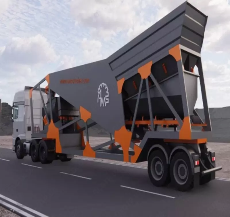 Mobil beton aralashtirish zavodi MBSU AMS Industrial Group