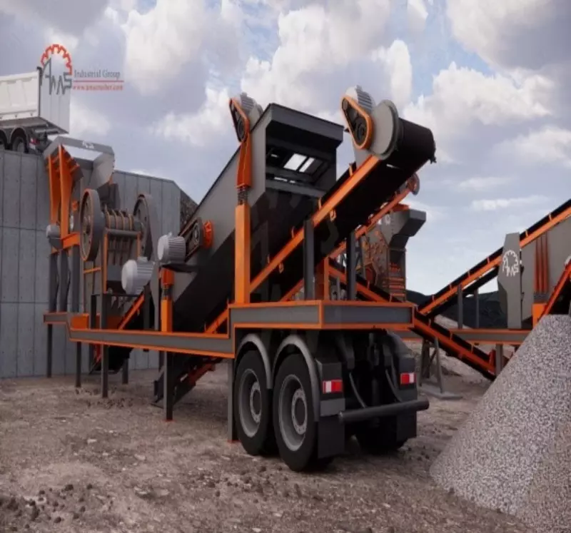 Мобильная дробильная установка AMS Industrial Group Только в розницу