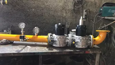 Газорегулятор асфальтного завода АБЗ