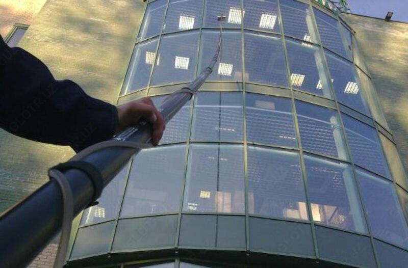 YANGI Oyna oynalarini yuvish uchun yangi usul  boyalgan oynali oynalar.