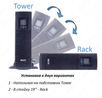 Источник бесперебойного питания UPS AVT EA 615 Rack Tower