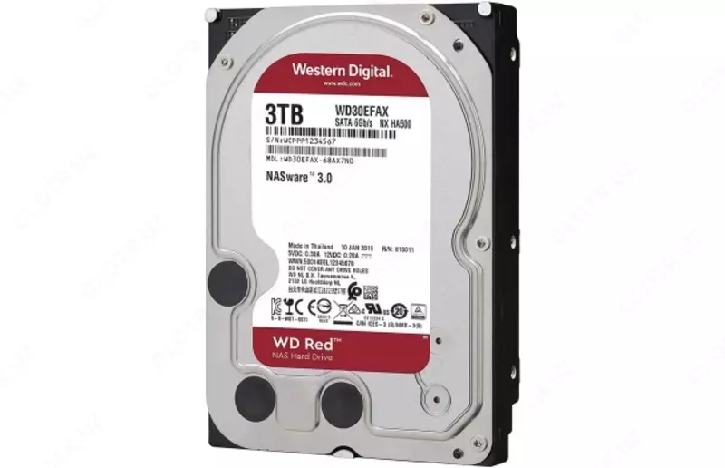 Жесткий диск WD 3.5 SATA 3.0 3TB 5400 256MB Red NAS