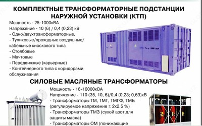 Энергетическое оборудование для промышленности и сельского хозяйства