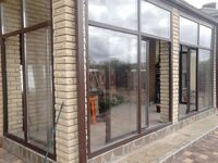  Остекление окнами с алюминиевым профилем - 