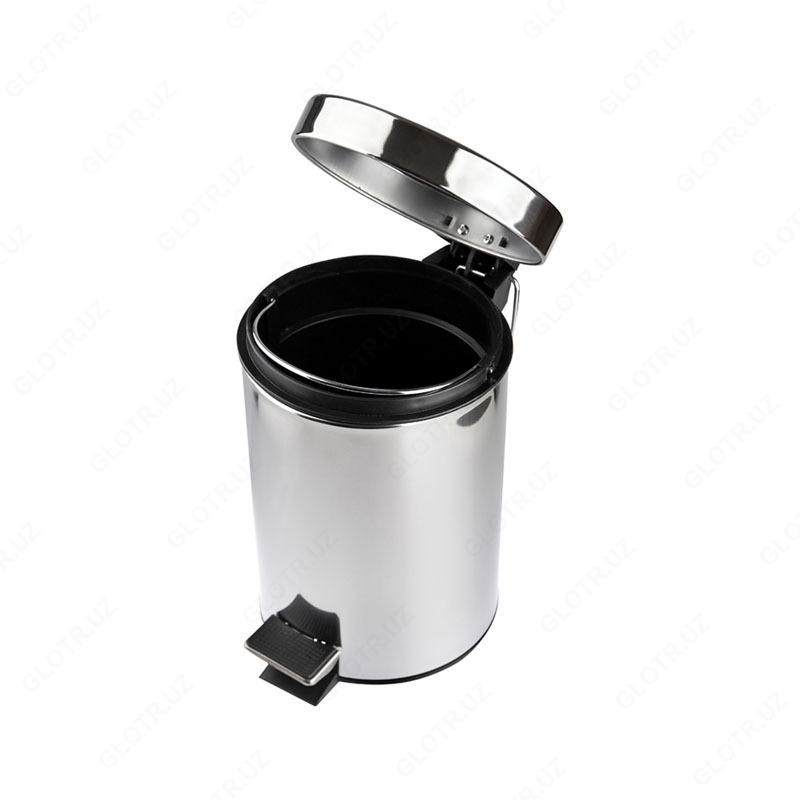 Урна круглая педальная