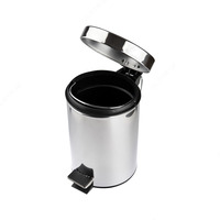 Урна круглая педальная