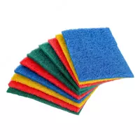  Universal abraziv gubkalar  13x9x0.5 sm  10 dona (turli xil ranglarda) - 