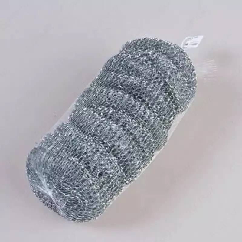 Универсальные металлические губки (круглые) d=6-7 см, 12 шт., уп. ПЭТ