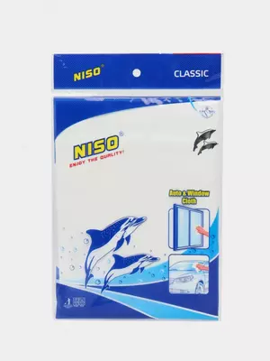 Салфетка "DELFIN" NISO CLASSIC, 50х35 см 1 шт., уп. ПЭТ (Белая)
