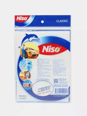 Салфетка "DELFIN" NISO CLASSIC, 50х35 см 1 шт., уп. ПЭТ (Белая)
