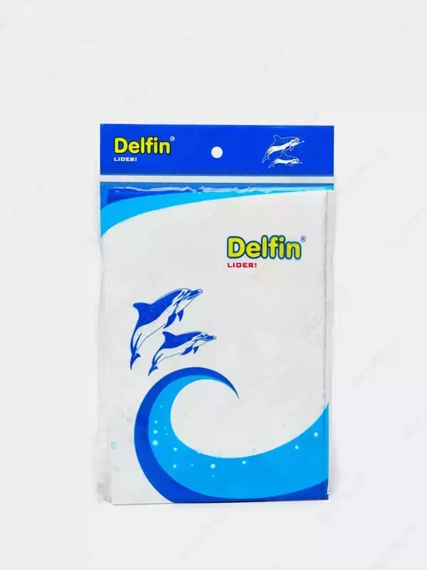 Салфетка "DELFIN" Lider, 50х35 см 1 шт., уп. ПЭТ (Белая)
