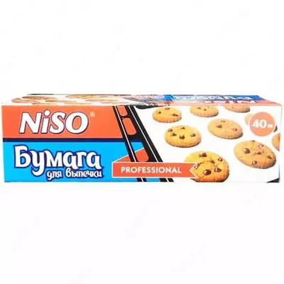 Пергамент (бумага) для выпечки "NISO" Professional, 37 смх40 м (Белая)