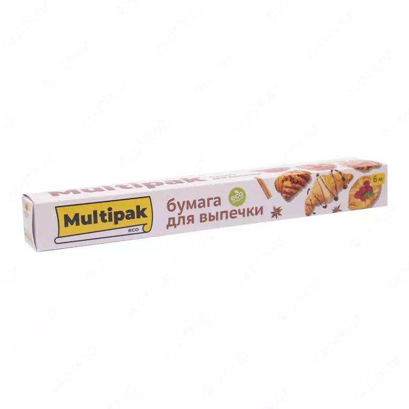 Пергамент (бумага) для выпечки "Multipak", 37 см × 40 м (Белая)