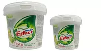 Mega Effect idish yuvish geli  olma va limon hidi  1000 g (tutqichli plastik chelak)