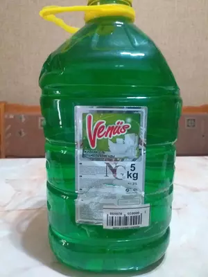 Жидкий гель для посуды "Venus", 5 л (Зеленый)
