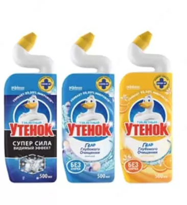 Чистящее средство (для унитаза) "Туалетный Утенок" 500 мл. (Ассортимент)