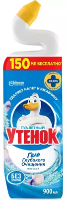 Чистящее средство (для унитаза) "Туалетный Утенок" 900 мл. (Ассортимент)