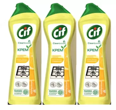 Чистящее средство (универсальное) "CIF" Актив, аромат лимона, крем, 750 мл.
