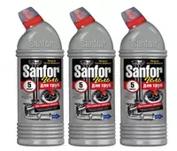   Tozalash vositasi (kanalizatsiya quvurlari uchun) Sanfor geli  750 ml.