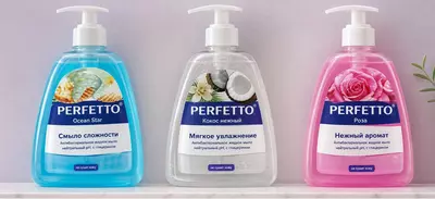Жидкое мыло "Perfetto" 500 мл. (Ассортимент)