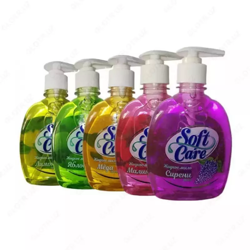 Жидкое мыло "Soft Care" 480 мл. (Ассортимент)
