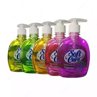 Жидкое мыло "Soft Care" 480 мл. (Ассортимент)