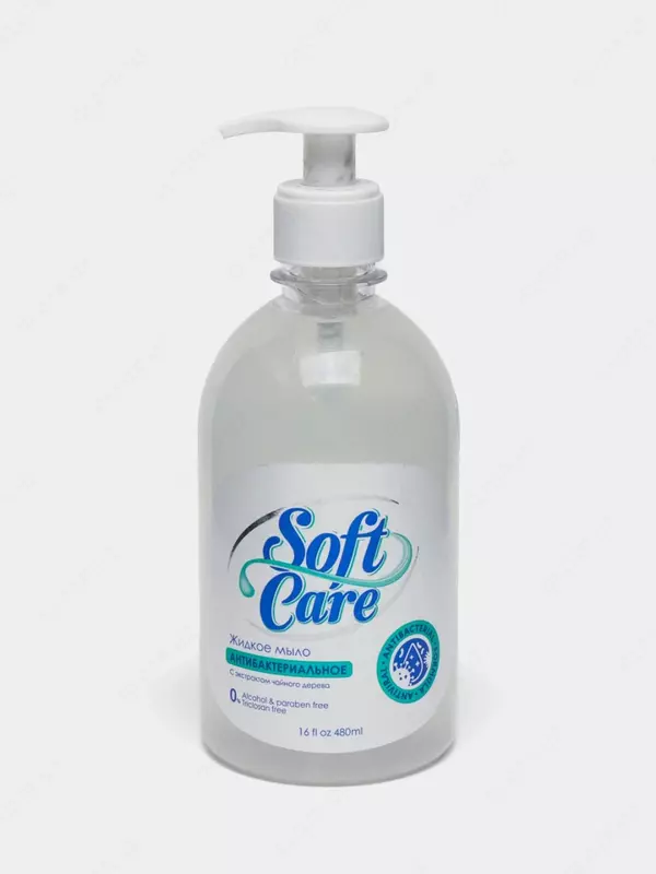 Жидкое мыло "Soft Care" 480 мл. (Ассортимент)