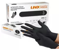 Нитровиниловые перчатки UNEX Medical Products  уп. 100 шт. (одноразовые)