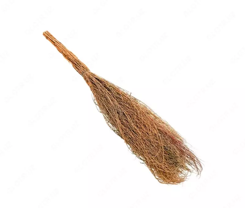 Метла дворовая сорго, натуральная (Ассортимент)