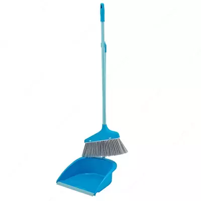 Cho'tka va changyutgichli tozalash to'plami, 75 sm tutqich (plastik / sintetik tuklar) Assortiment