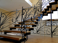 Кованые перила для лестниц № 18