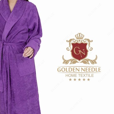Фиолетовый Махровый Банный Халат - 252 000 сум / шт.