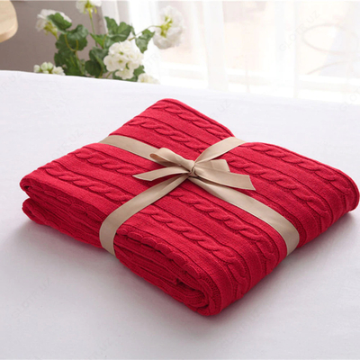 Вязанный Плед "Камилла" (Красный) - 260 000 сум / шт.