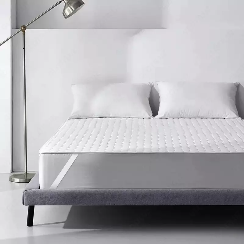Наматрасник защитный Sleep protect стёганный 180x200х2см (Сатин, Холлофайбер)
