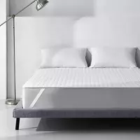 Наматрасник защитный Sleep protect стёганный 200x220х2см (Сатин