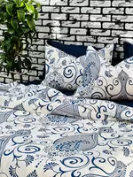 Двуспальное постельное бельё "GN-Simona" (Поплин) - 470 000 сум